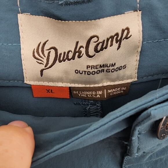 New NWT DuckCamp Coastal Blue Men's Size XL Nylon - Picture 9 of 10